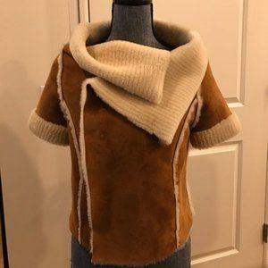 Oscar de la Renta Lamb Shearling Jacket
